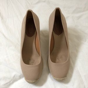 Used J. Crew Seville Espadrille Wedges 7